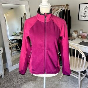 • L.L.Bean • Color Block Fleece Full-Zip Jacket